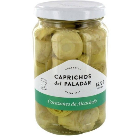 Alcachofas al natural "Caprichos del Paladar" 18/20 piezas 340gr