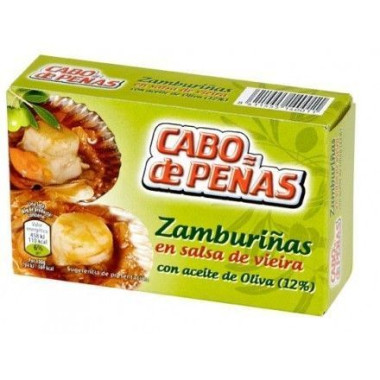 Zamburiñas en salsa de vieira "Cabo de Peñas" 65gr