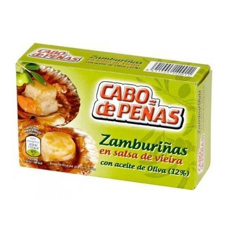 Zamburiñas en salsa de vieira "Cabo de Peñas" 111gr