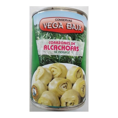 Corazones de alcachofa "Vega Baja" 20/25 piezas 420gr
