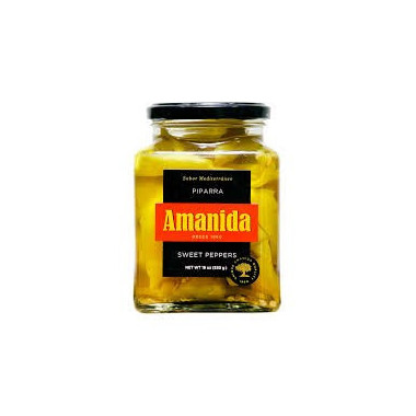 Piparras dulces "Amanida" con aceite de oliva 580gr