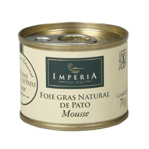 Mousse de foie gras natural de pato "Imperia" 70gr