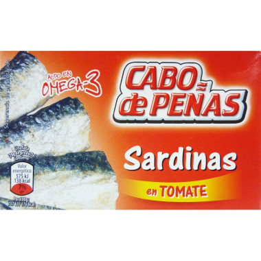 Sardinas en tomate "Cabo de Peñas" 78gr