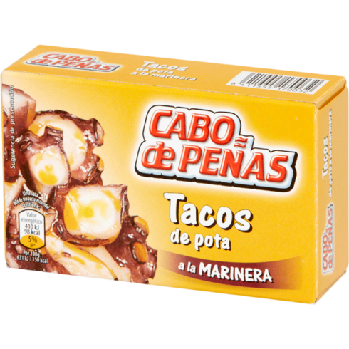 Tacos de pota a la marinera "Cabo de Peñas" 111gr