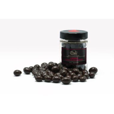 Almendras bañadas en chocolate negro "Pérez" 200gr