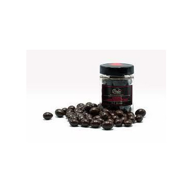 Almendras bañadas en chocolate negro "Pérez" 200gr