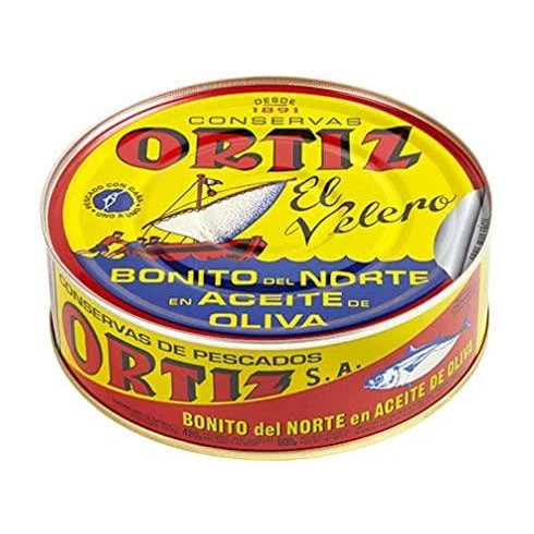 Bonito del Norte en aceite de oliva "Ortiz" 600gr