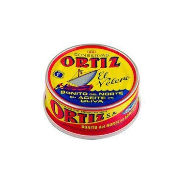 Bonito del Norte en aceite de oliva "Ortiz" 250gr