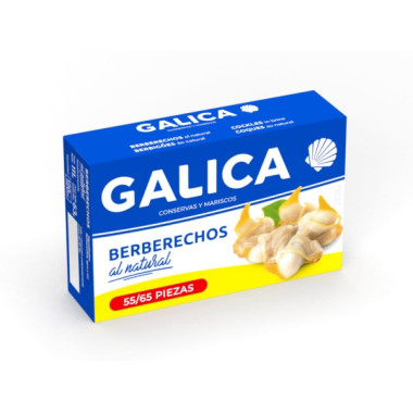 Berberechos al natural "Galica" 55/65 piezas 63gr