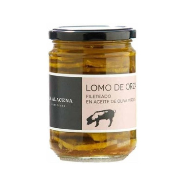 Lomo de Orza fileteado en aceite de oliva virgen "La Alacena" 435gr