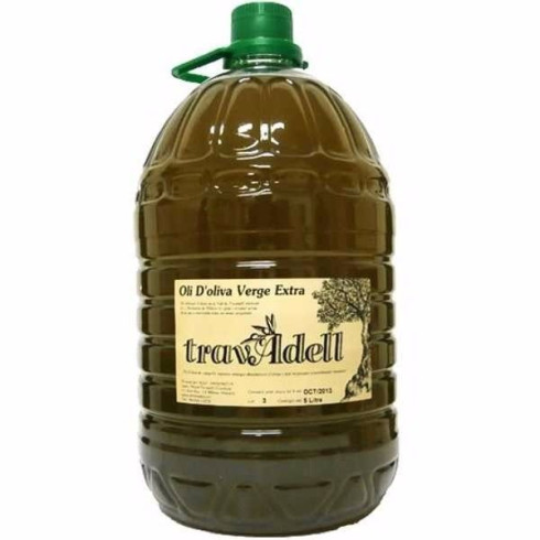 Aceite de oliva virgen extra "Travadell" 5 litros